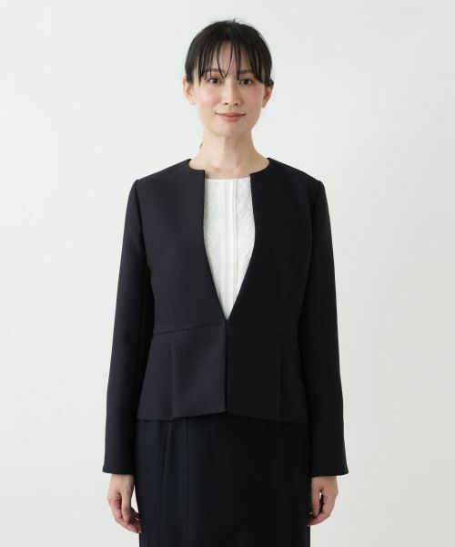 Leilian / レリアン テーラードジャケット | ペプラムジャケット【セレモニー】【Leilian WHITE LABEL】 | 詳細7