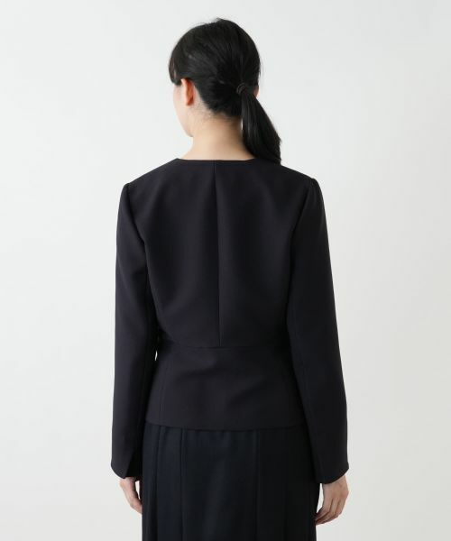 Leilian / レリアン テーラードジャケット | ペプラムジャケット【セレモニー】【Leilian WHITE LABEL】 | 詳細9