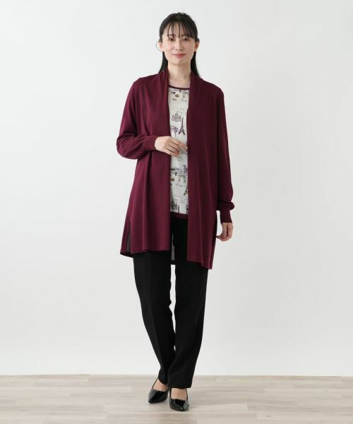 Leilian / レリアン カーディガン・ボレロ | ロングカーディガン【Leilian WHITE LABEL】 | 詳細1