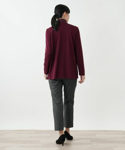 Leilian / レリアン カーディガン・ボレロ | イラスト柄切替カーディガン【Leilian WHITE LABEL】 | 詳細3