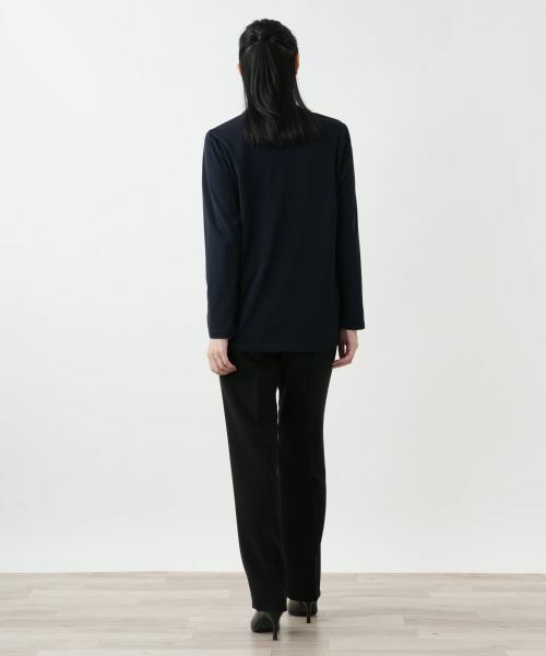 Leilian / レリアン カーディガン・ボレロ | イラスト柄切替カーディガン【Leilian WHITE LABEL】 | 詳細6