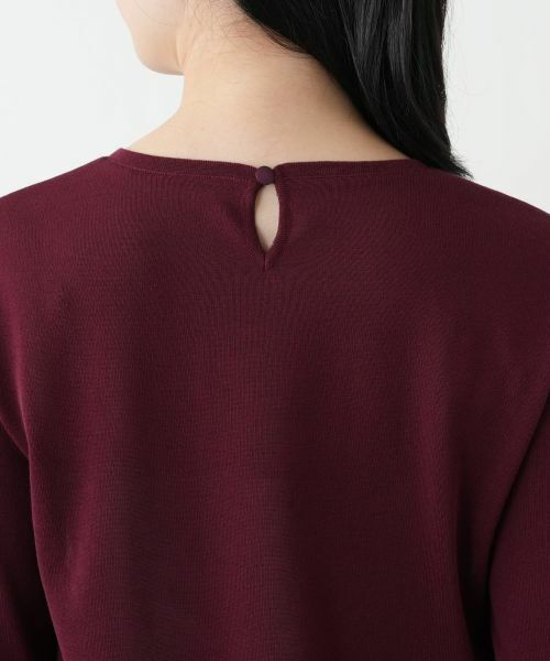 Leilian / レリアン ニット・セーター | イラスト柄切替ニット【Leilian WHITE LABEL】 | 詳細11