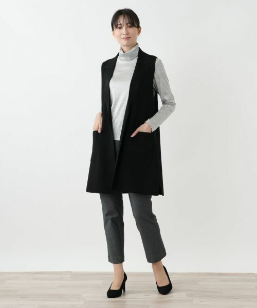 Leilian / レリアン テーラードジャケット | ロングジレ【Leilian WHITE LABEL】 | 詳細1