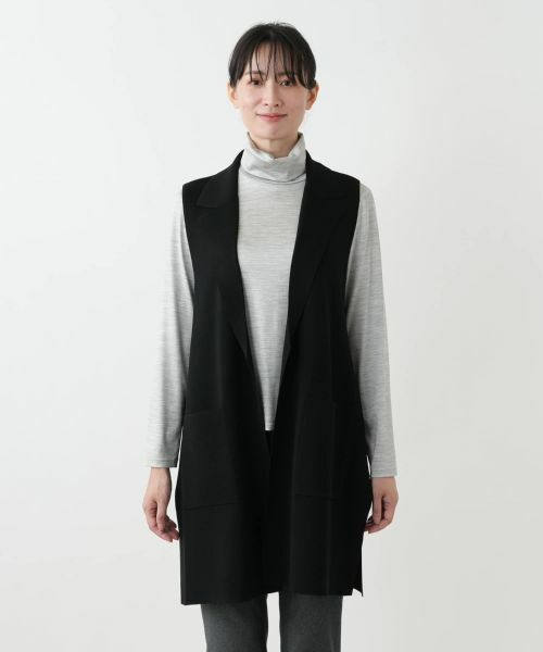 Leilian / レリアン テーラードジャケット | ロングジレ【Leilian WHITE LABEL】 | 詳細4