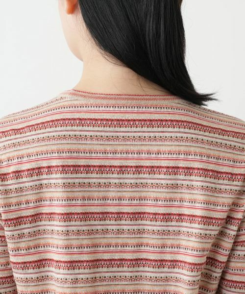 Leilian / レリアン Tシャツ | 幾何学ボーダーカットソー【Leilian WHITE LABEL】 | 詳細11