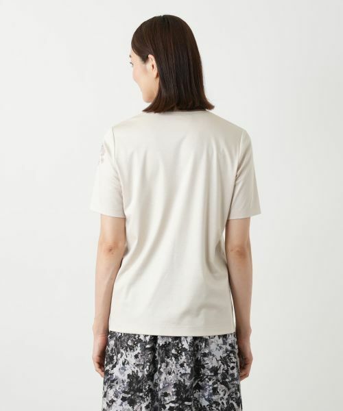 Leilian / レリアン Tシャツ | ペイズリー刺繍カットソー【ROCHAS Premiere】 | 詳細12