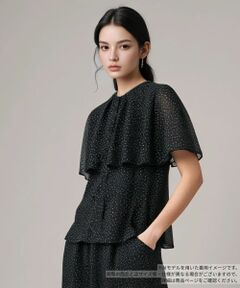 Leilian / レリアン シャツ・ブラウス | ドットレイヤードブラウス