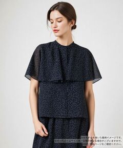 Leilian / レリアン シャツ・ブラウス | ドットレイヤードブラウス