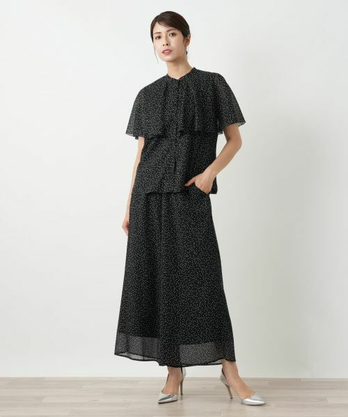 Leilian / レリアン シャツ・ブラウス | ドットレイヤードブラウス | 詳細1