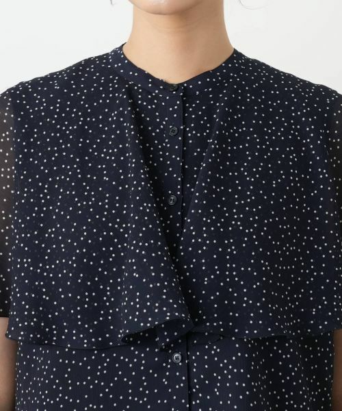 Leilian / レリアン シャツ・ブラウス | ドットレイヤードブラウス | 詳細10