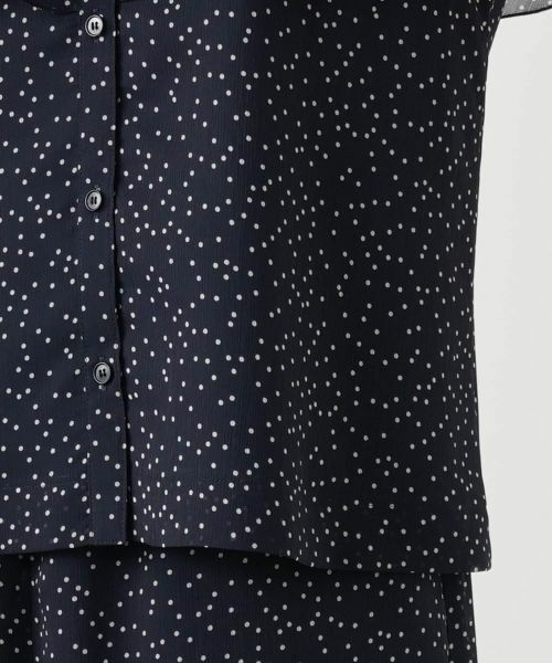 Leilian / レリアン シャツ・ブラウス | ドットレイヤードブラウス | 詳細13