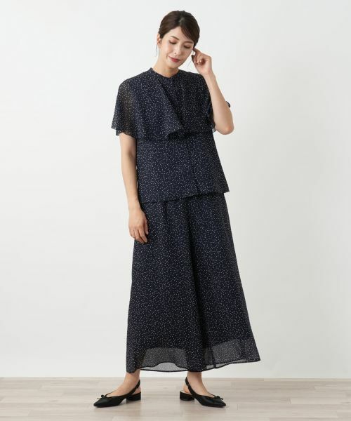 Leilian / レリアン シャツ・ブラウス | ドットレイヤードブラウス | 詳細4