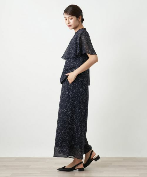 Leilian / レリアン シャツ・ブラウス | ドットレイヤードブラウス | 詳細5