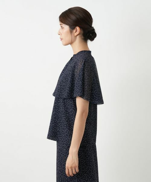 Leilian / レリアン シャツ・ブラウス | ドットレイヤードブラウス | 詳細8