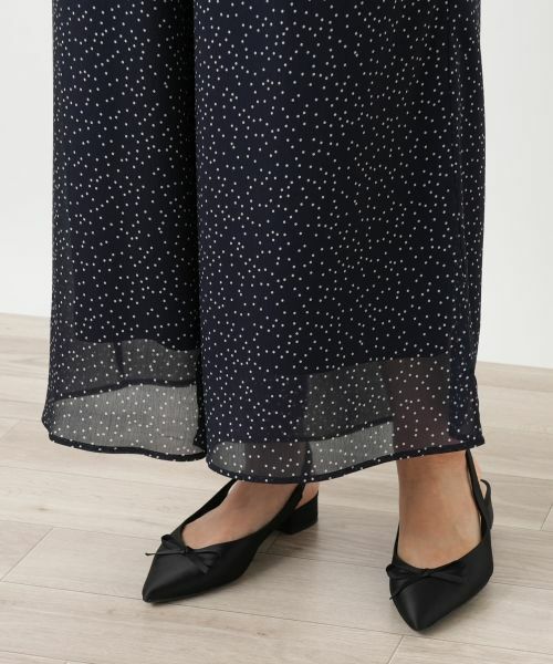 Leilian / レリアン その他パンツ | ドットフレアパンツ | 詳細12