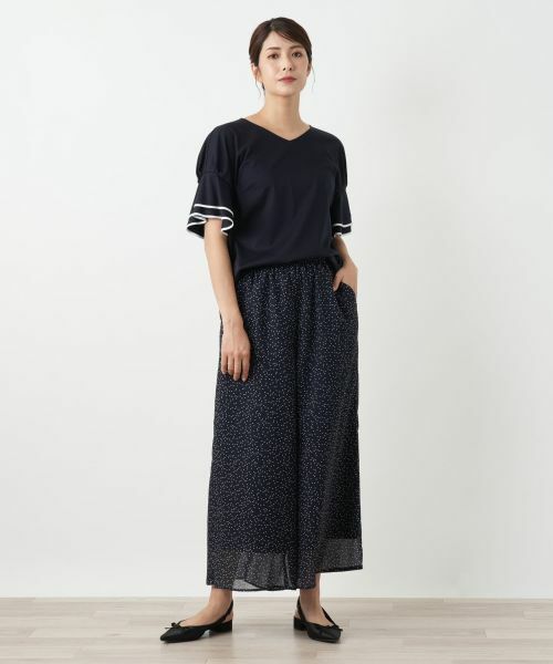 Leilian / レリアン その他パンツ | ドットフレアパンツ | 詳細4