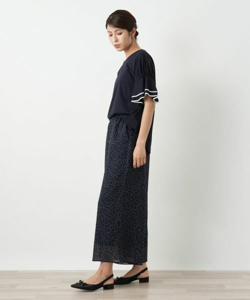 Leilian / レリアン その他パンツ | ドットフレアパンツ | 詳細5