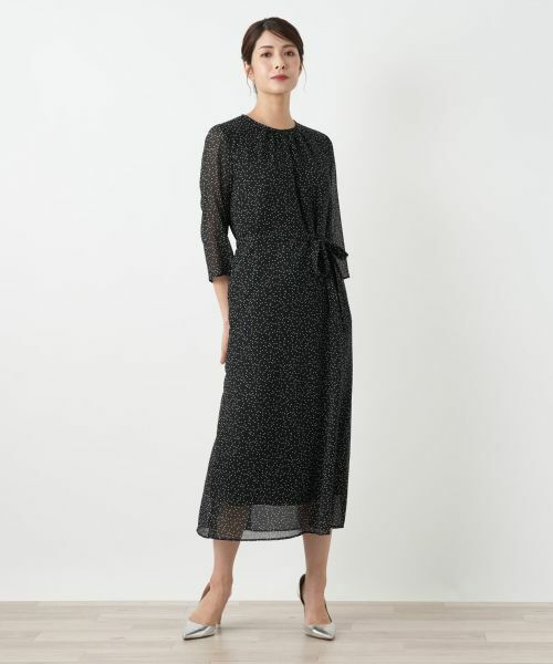 Leilian / レリアン ドレス | ドットフレアワンピース | 詳細1