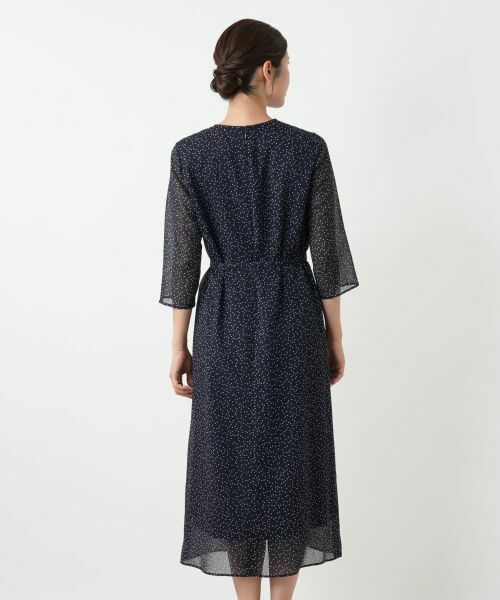 Leilian / レリアン ドレス | ドットフレアワンピース | 詳細10