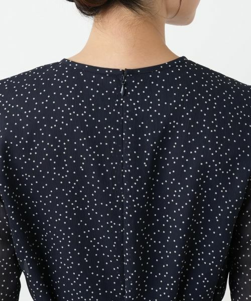 Leilian / レリアン ドレス | ドットフレアワンピース | 詳細12