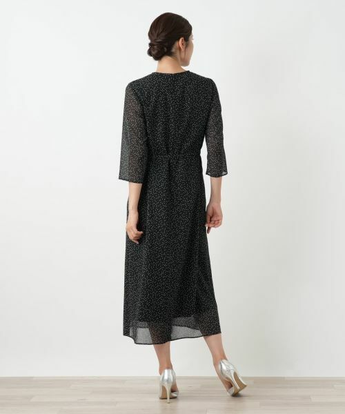 Leilian / レリアン ドレス | ドットフレアワンピース | 詳細3