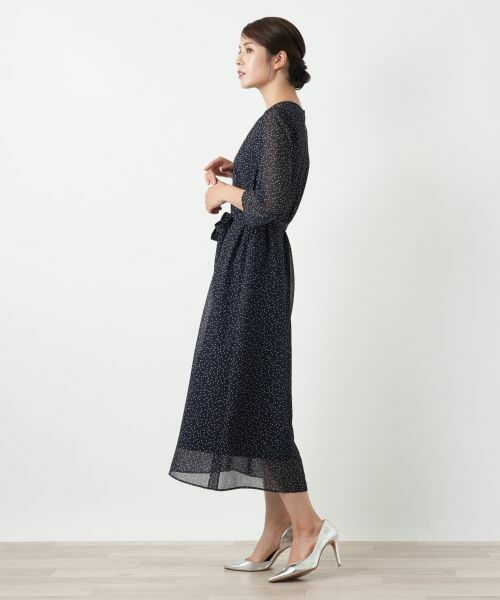 Leilian / レリアン ドレス | ドットフレアワンピース | 詳細5