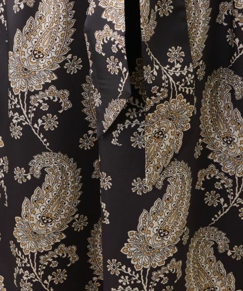 Leilian / レリアン ドレス | ペイズリーフレアワンピース【ROCHAS Premiere】 | 詳細14