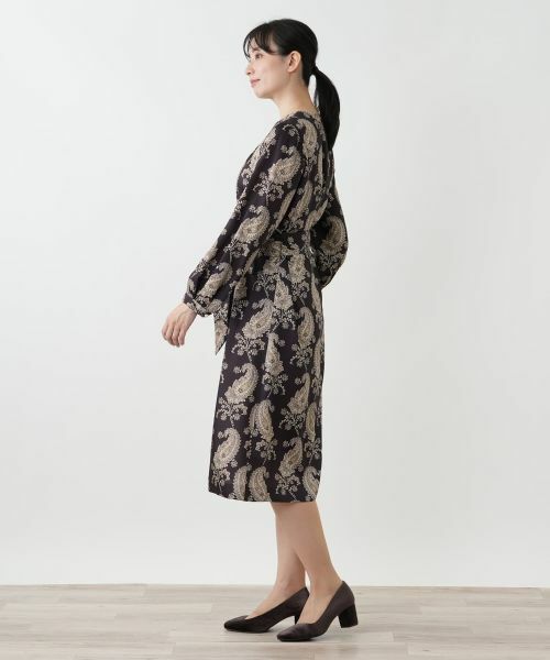 Leilian / レリアン ドレス | ペイズリーフレアワンピース【ROCHAS Premiere】 | 詳細2