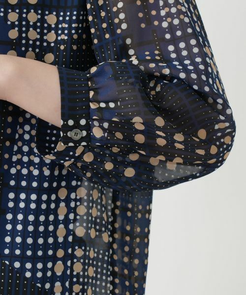 Leilian / レリアン シャツ・ブラウス | ボウタイドットブラウス【ROCHAS Premiere】 | 詳細10