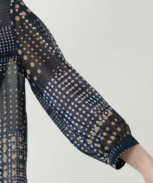 Leilian / レリアン シャツ・ブラウス | ボウタイドットブラウス【ROCHAS Premiere】 | 詳細9