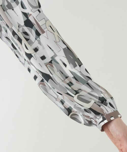 Leilian / レリアン シャツ・ブラウス | プリントボウタイブラウス【ROCHAS Premiere】 | 詳細10