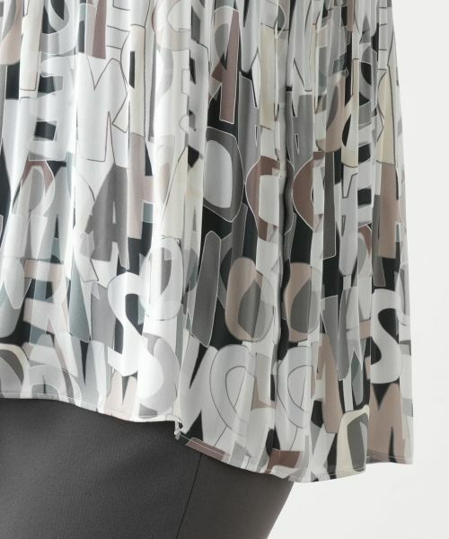 Leilian / レリアン シャツ・ブラウス | プリントボウタイブラウス【ROCHAS Premiere】 | 詳細12