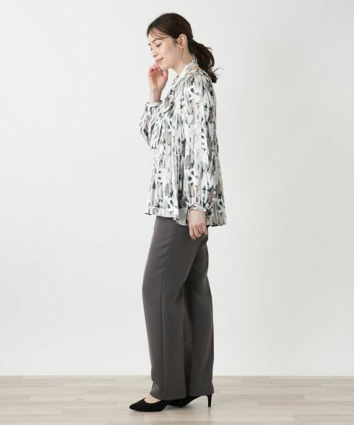 Leilian / レリアン シャツ・ブラウス | プリントボウタイブラウス【ROCHAS Premiere】 | 詳細2