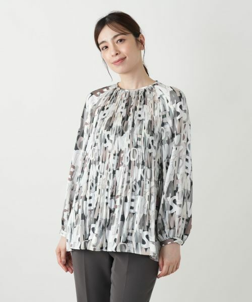 Leilian / レリアン シャツ・ブラウス | プリントボウタイブラウス【ROCHAS Premiere】 | 詳細4