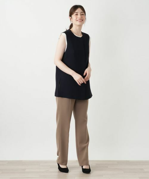 Leilian / レリアン テーラードジャケット | 比翼ベスト【ROCHAS Premiere】 | 詳細1