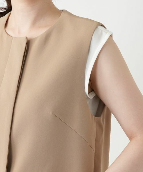 Leilian / レリアン テーラードジャケット | 比翼ベスト【ROCHAS Premiere】 | 詳細12
