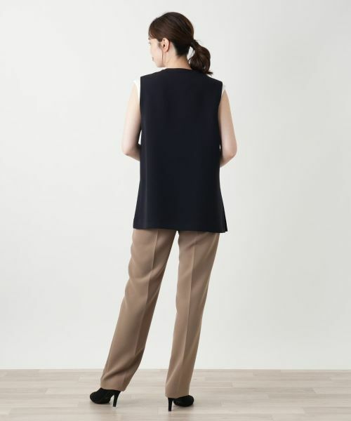 Leilian / レリアン テーラードジャケット | 比翼ベスト【ROCHAS Premiere】 | 詳細3