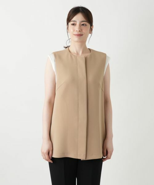 Leilian / レリアン テーラードジャケット | 比翼ベスト【ROCHAS Premiere】 | 詳細7