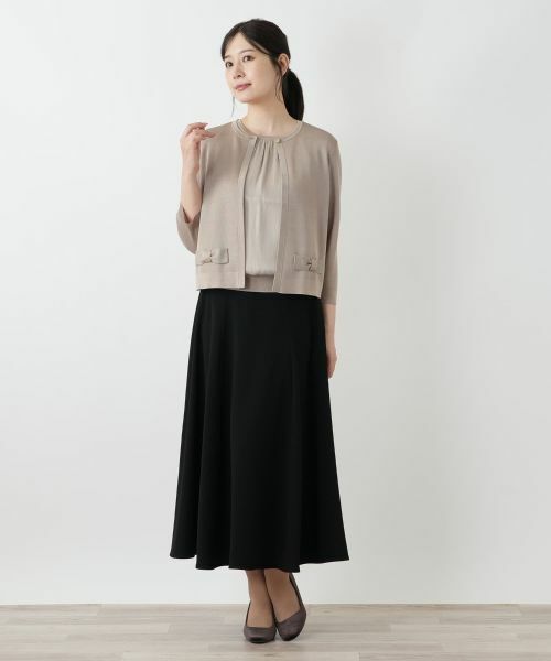 Leilian / レリアン カーディガン・ボレロ | ラメニットカーディガン | 詳細1