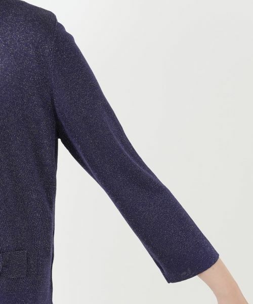 Leilian / レリアン カーディガン・ボレロ | ラメニットカーディガン | 詳細15