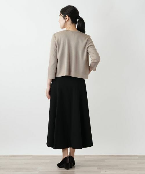 Leilian / レリアン カーディガン・ボレロ | ラメニットカーディガン | 詳細3