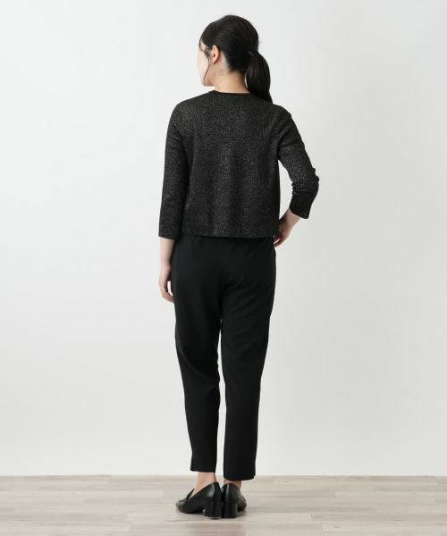 Leilian / レリアン カーディガン・ボレロ | ラメニットカーディガン | 詳細6