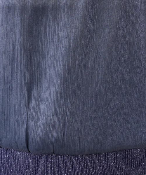 Leilian / レリアン ニット・セーター | 異素材切替ラメニット | 詳細17