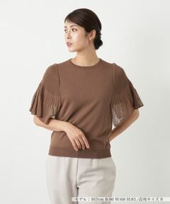 Leilian / レリアン ニット・セーター | プリーツスリーブニット