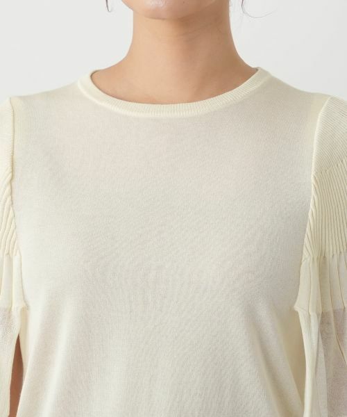 Leilian / レリアン ニット・セーター | プリーツスリーブニット | 詳細13