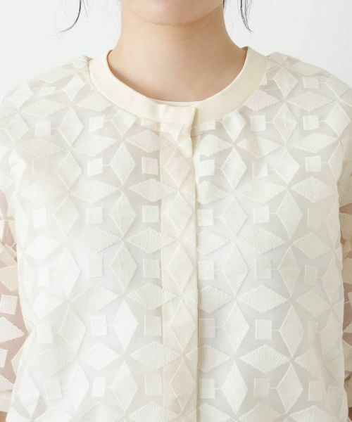 Leilian / レリアン テーラードジャケット | ノーカラージャケット | 詳細10