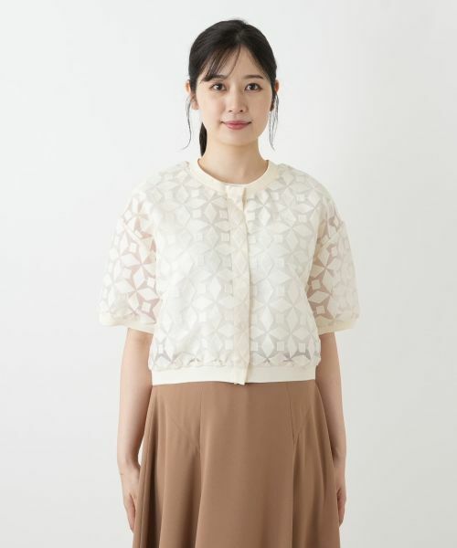 Leilian / レリアン テーラードジャケット | ノーカラージャケット | 詳細7