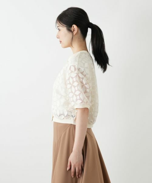 Leilian / レリアン テーラードジャケット | ノーカラージャケット | 詳細8