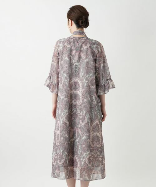 Leilian / レリアン ドレス | ペイズリー柄フレアワンピース | 詳細10
