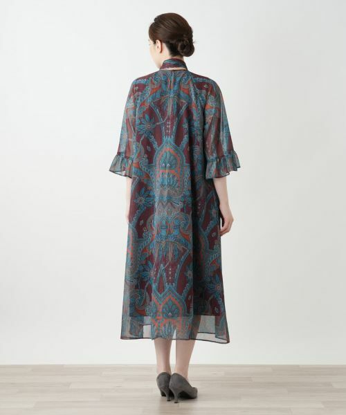 Leilian / レリアン ドレス | ペイズリー柄フレアワンピース | 詳細3